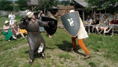 Photo illustrant les combats à l'épée